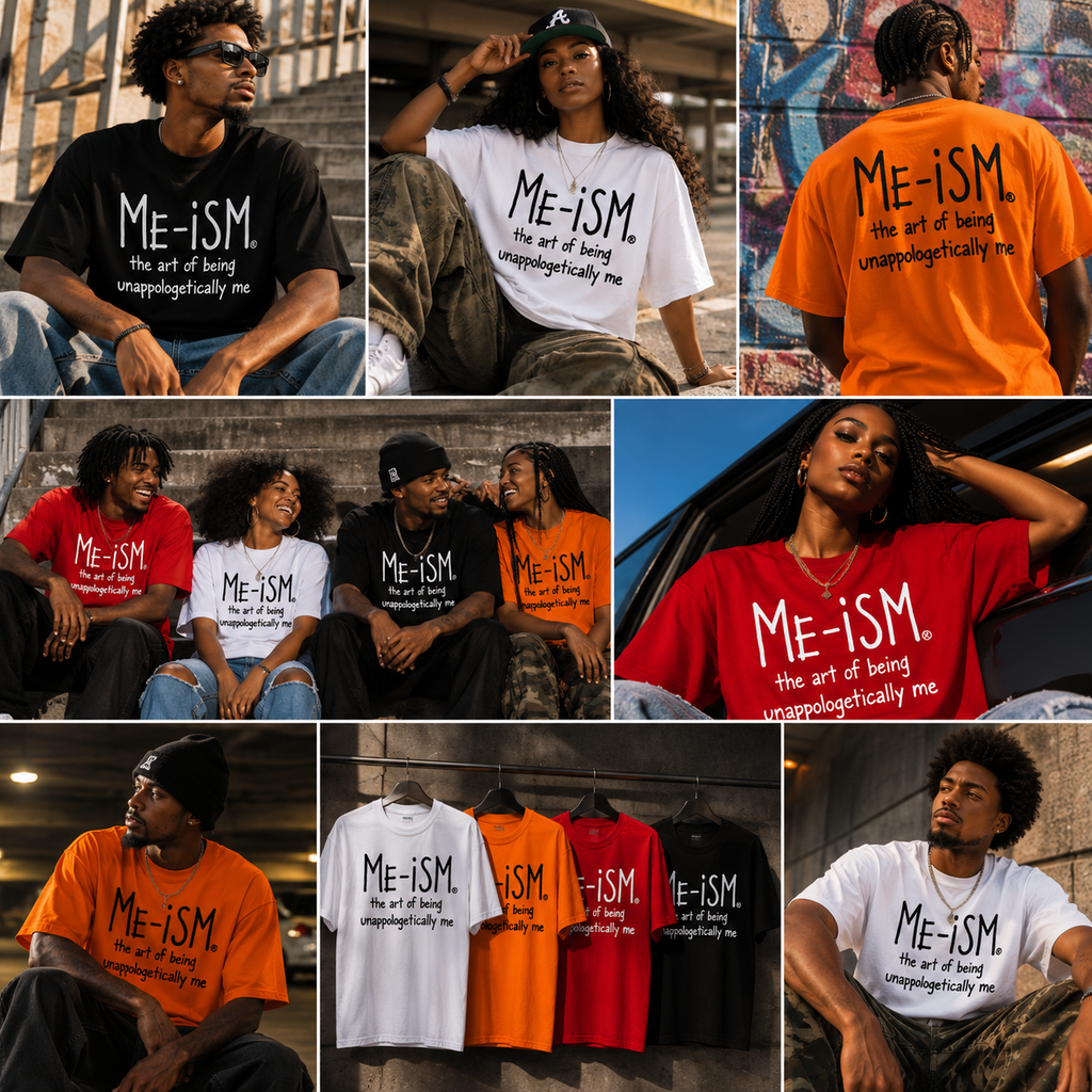 Me-ism Tshirt - Blk Letters