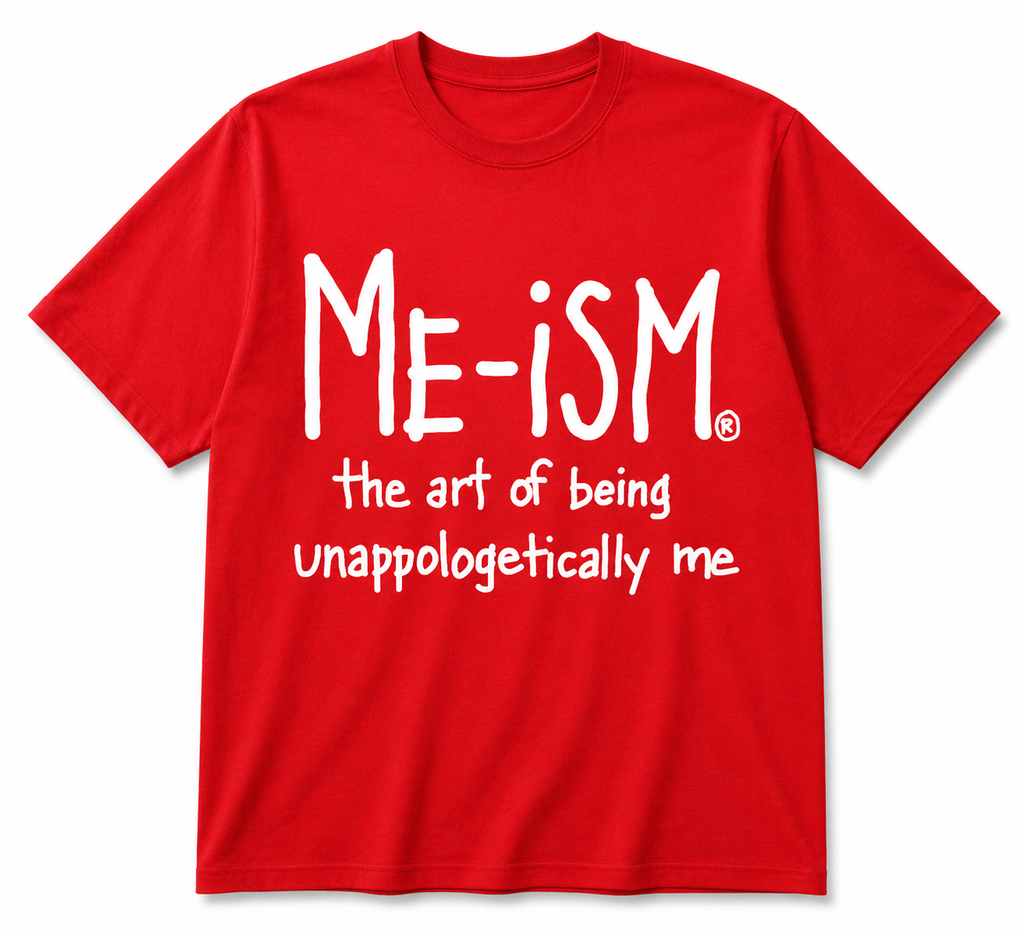 Me-ism T Shirt - Wht Letters