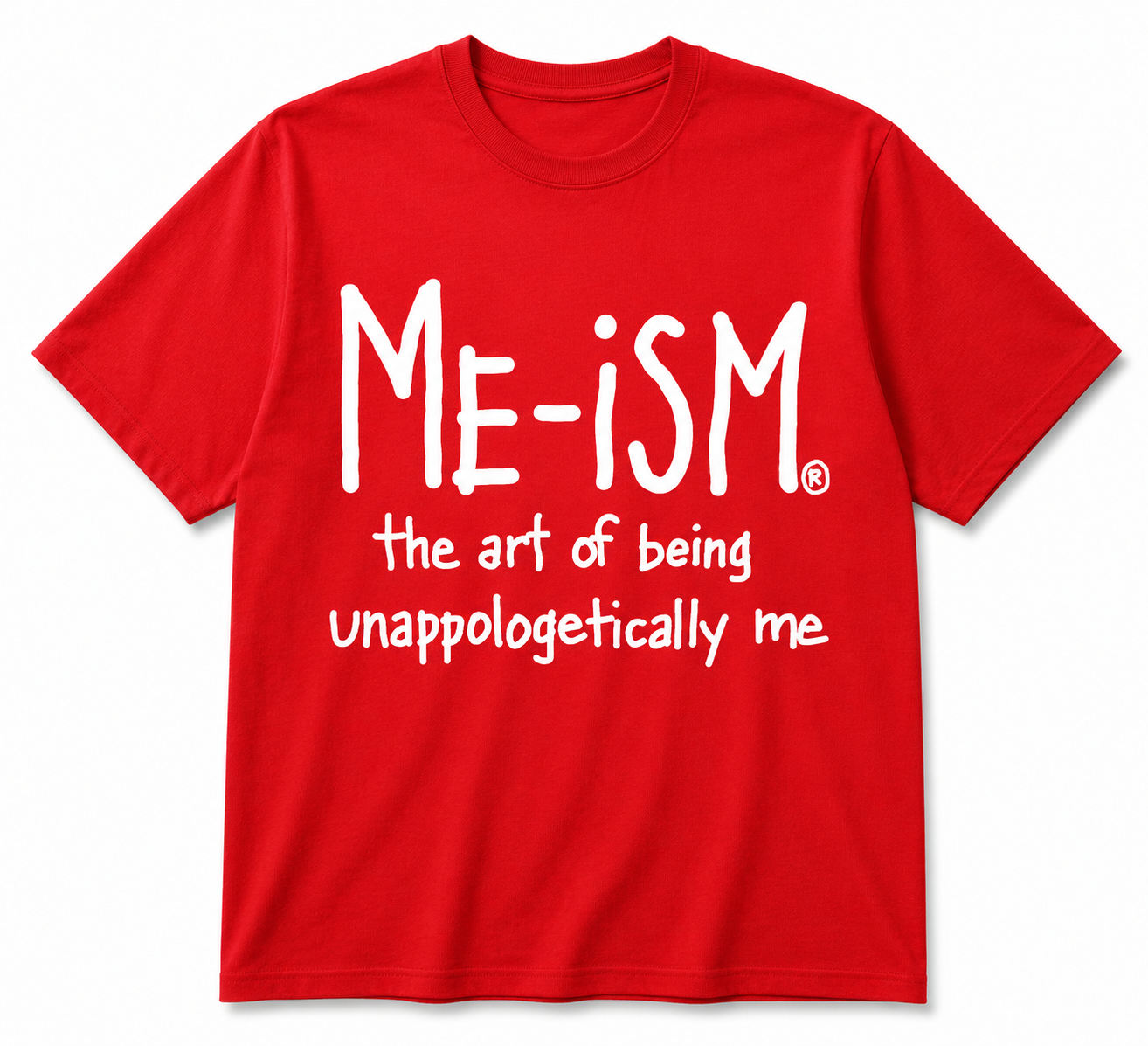 Me-ism T Shirt - Wht Letters