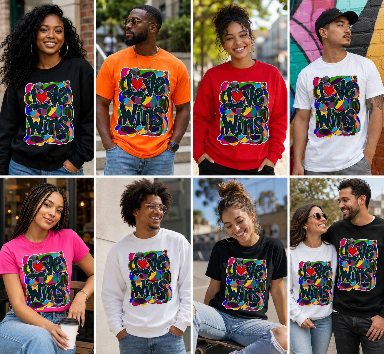 Love Wins Crew Sweatshirt